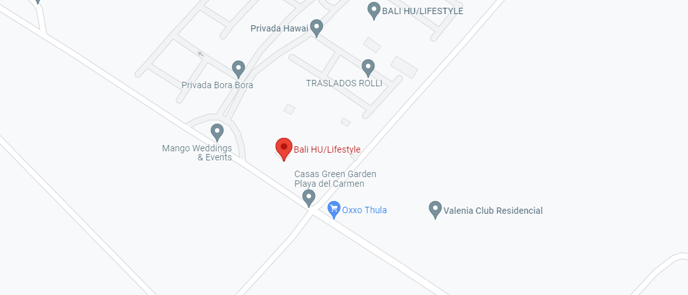 bali dirección