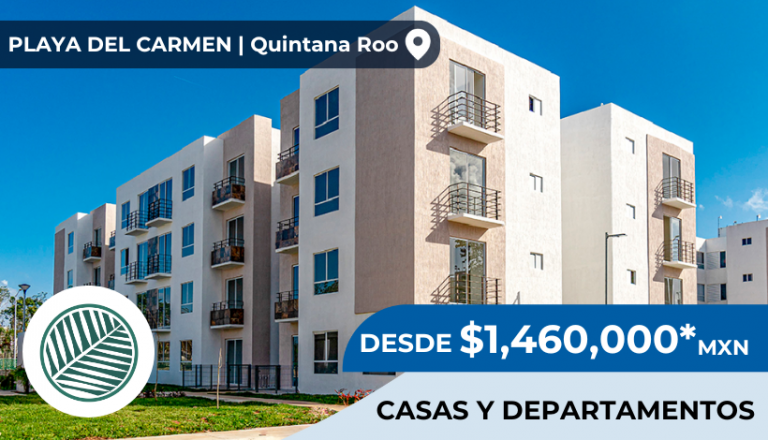 Casas y departamentos en venta Playa del Carmen - Palmas Turquesa